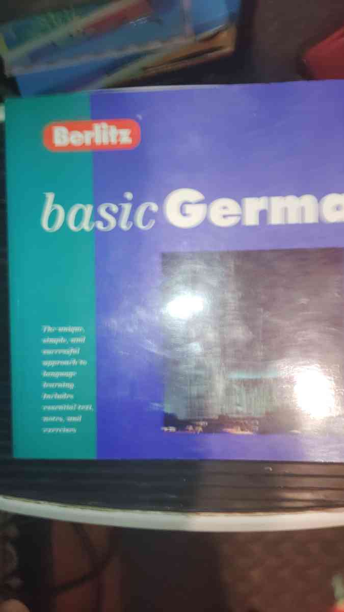 Berlitz Basic German Vintage Textbook Think German Lev 2 Car