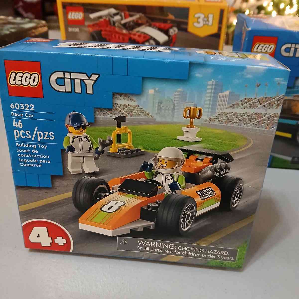 lot of 5 lego city building toys