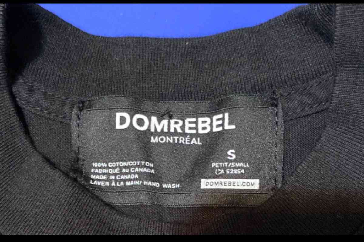 Domrebel Montreal Luxury Box T Tshirt In Black Size Small