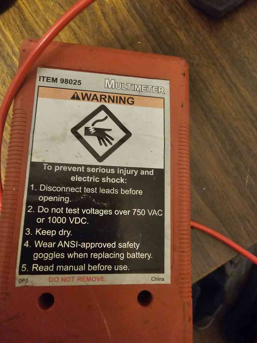 multimeter 2 of them