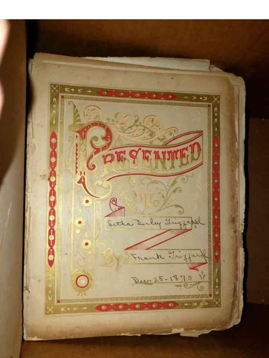 1870 Holy Bible Old  New Testaments Large Antique