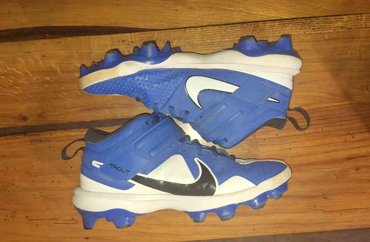 Blue Nike Cleats