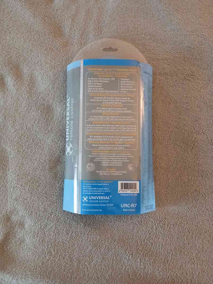 Universal Remote Control URC R7 DVD