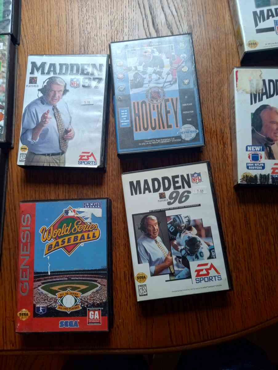 Original Sega Genesis games complete in box