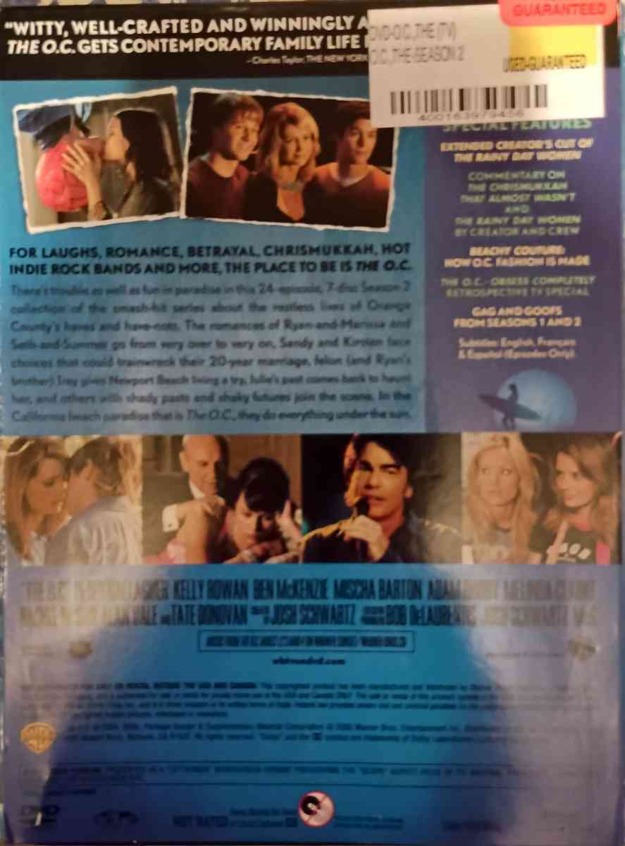 The OC 2nd season DVD