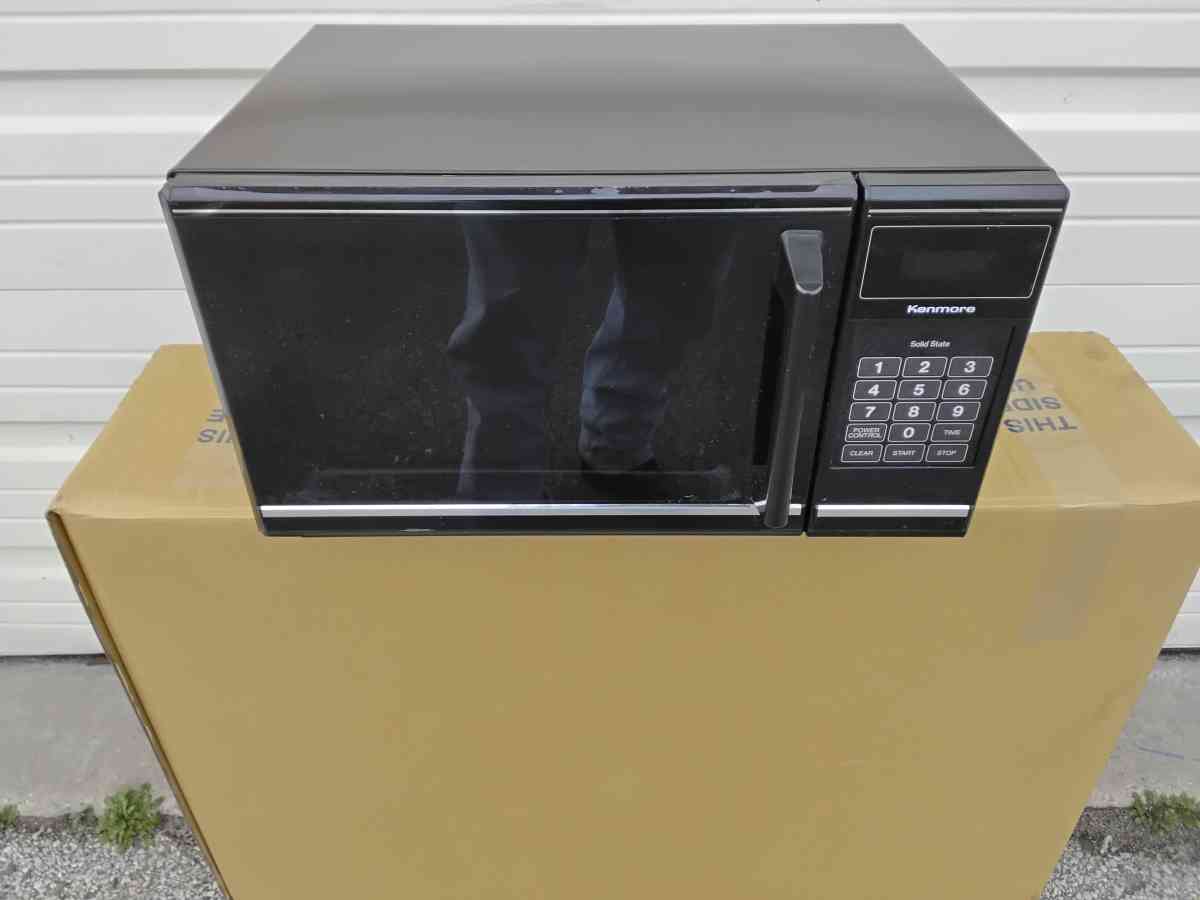 Nice Sears Kenmore Dark Brown Small Microwave Oven OEM