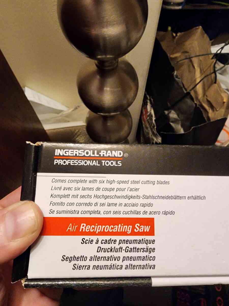 ingersoll rand Ir 429 air reciprocating saw