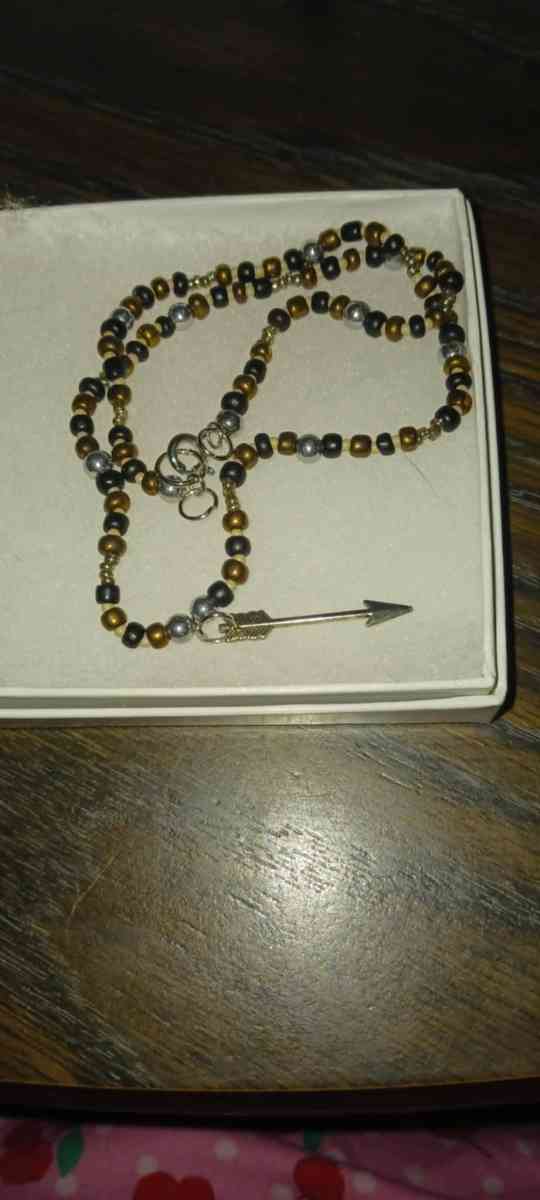 all handmade these necklaces