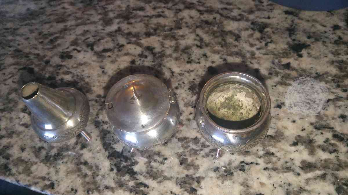 3 antique Japanese salt and pepper shakers