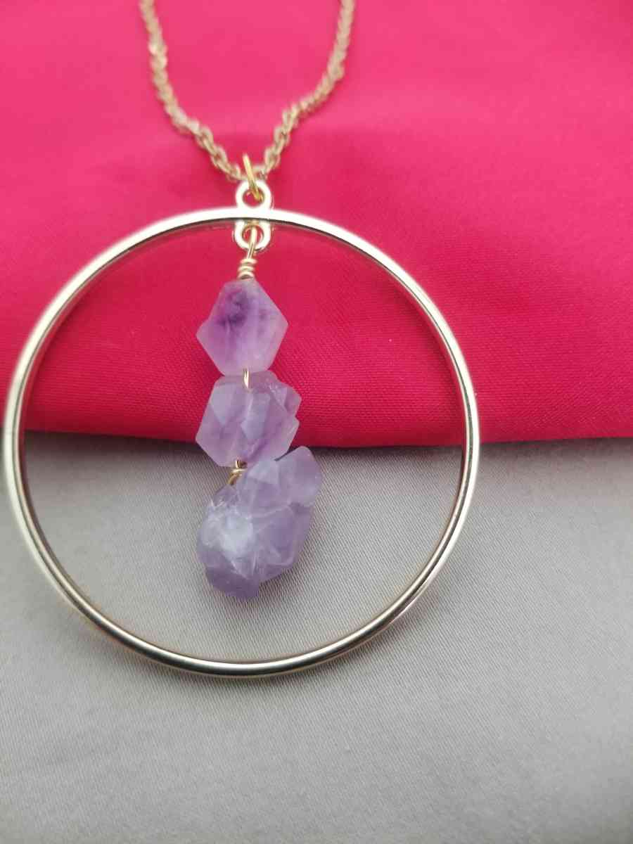 Natural Amethyst Pendant