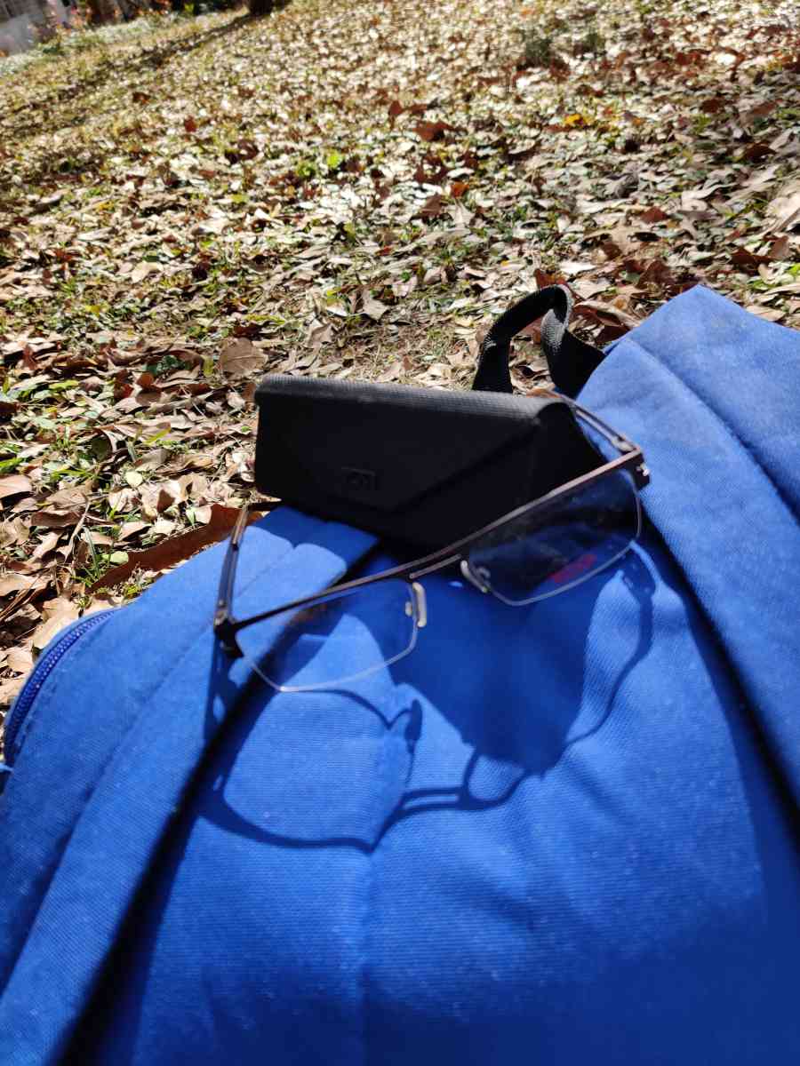 Tumi t108 5318140 brown stainless steel w glasses case