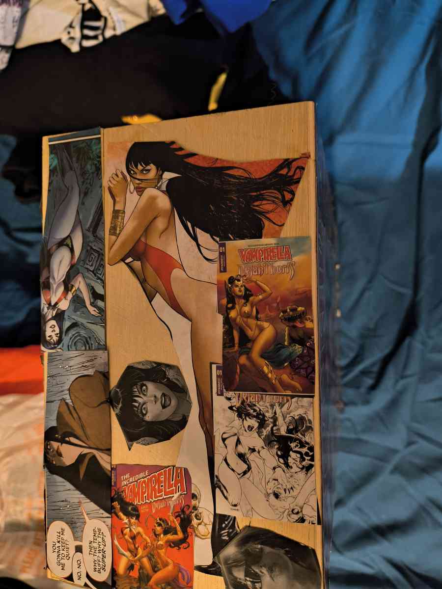 handmade comic book box