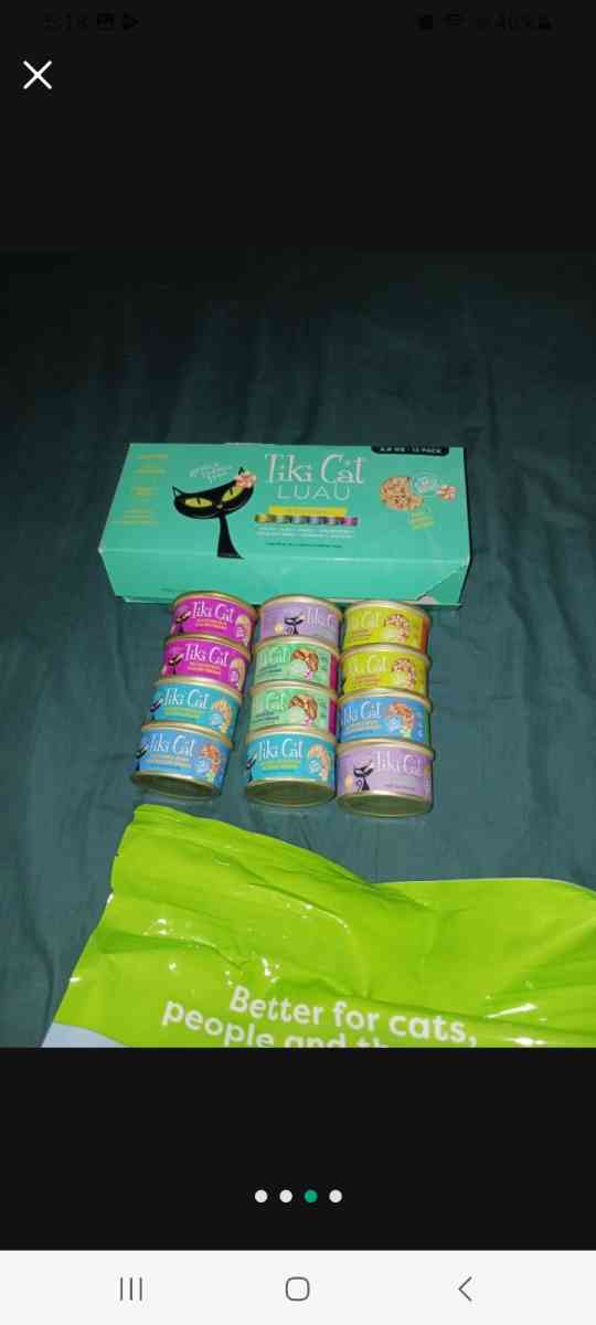 BRAND NEW CAT FOOD AND LITTER