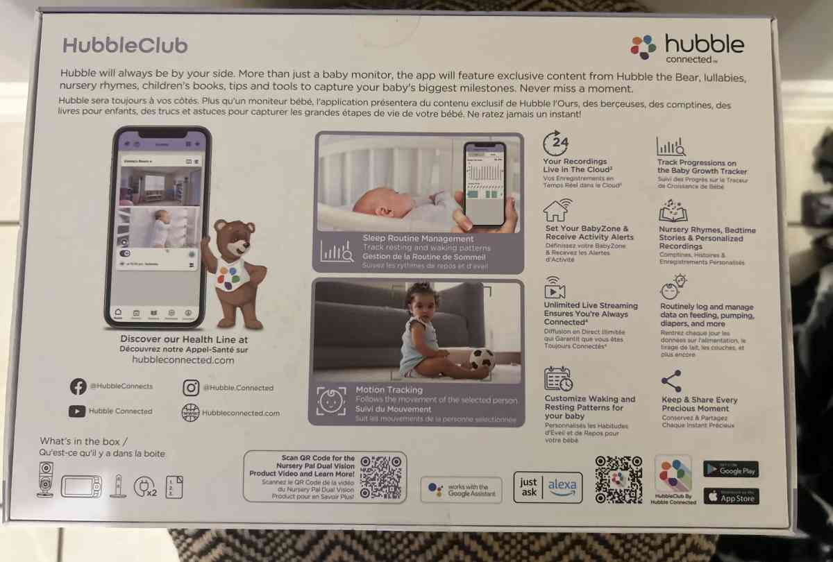 Hubble connected dual pal baby monitor