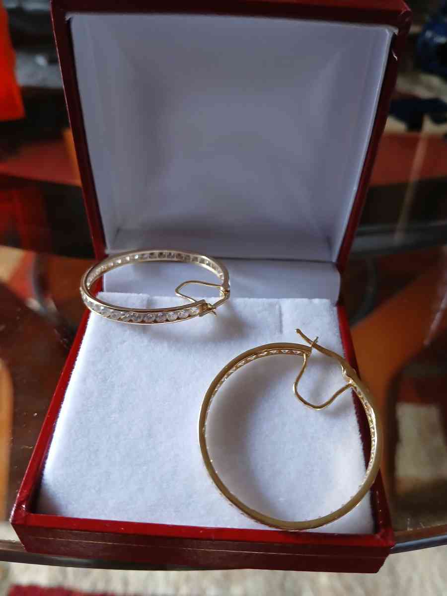 arracadas de oro 14k