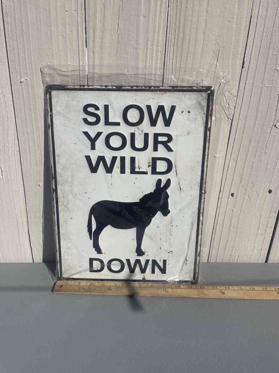 New Funny Metal Sign