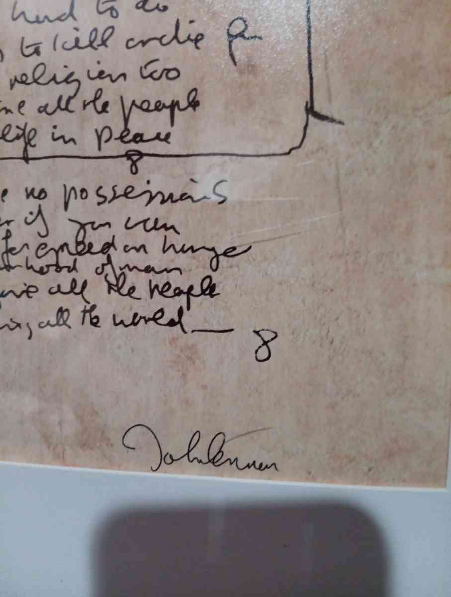 Lyrics to Imagine by john lennon