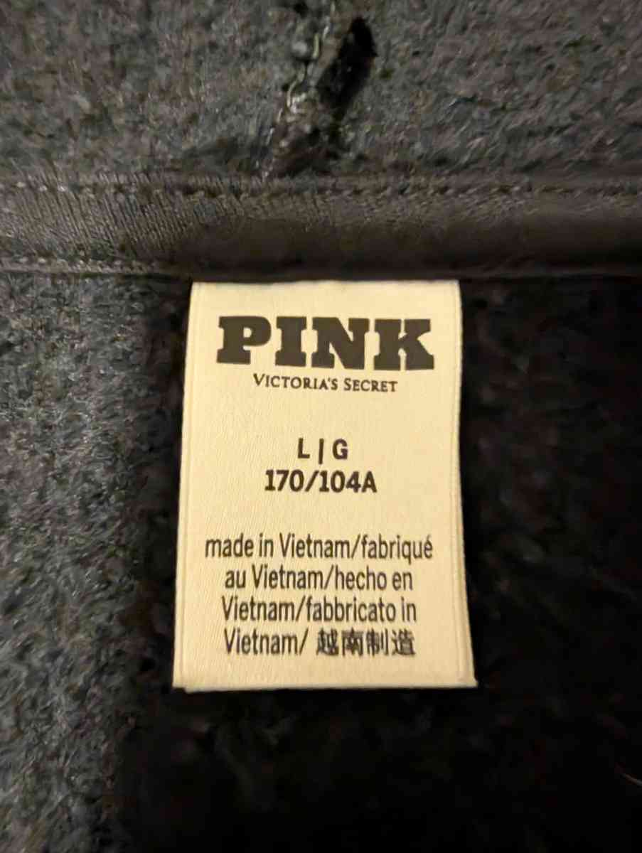 RARE Victoria Secrets Black And White Hoodie