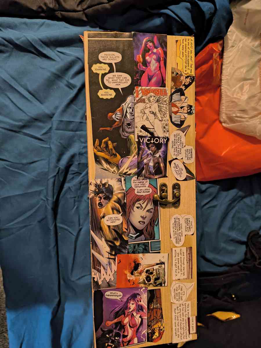 handmade comic book box
