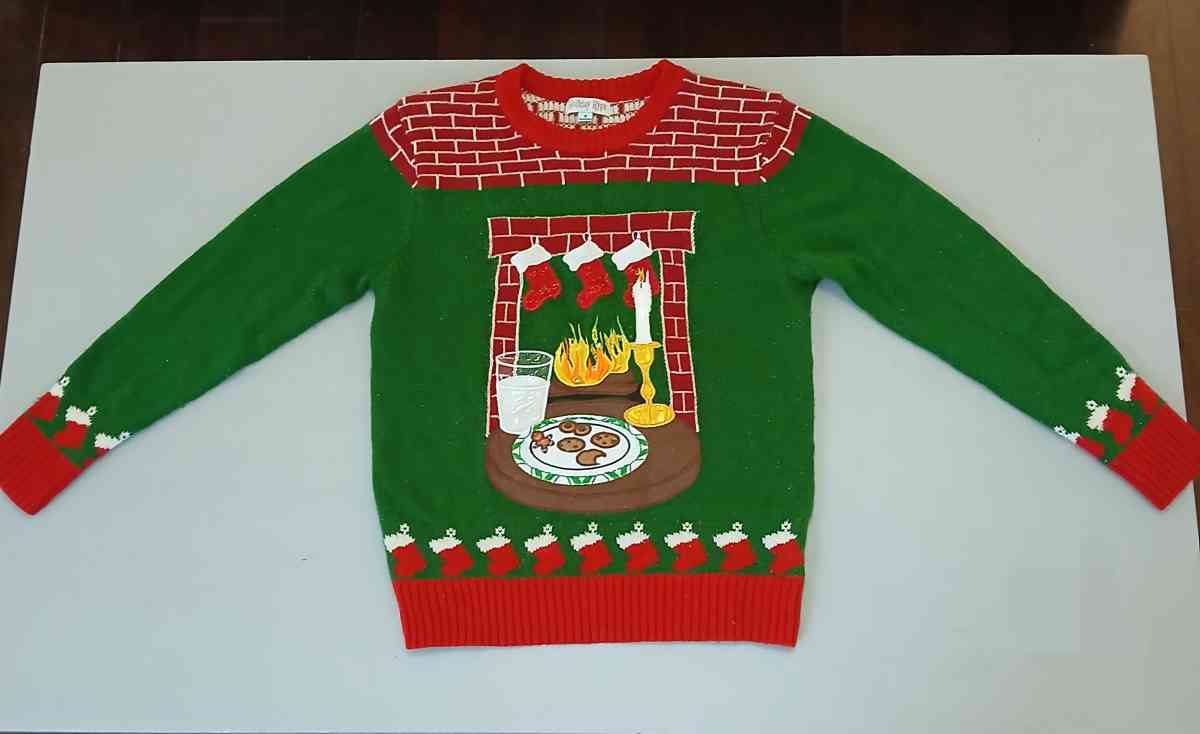 Vintage Holiday Hype Christmas Ugly Sweater for Women Size S
