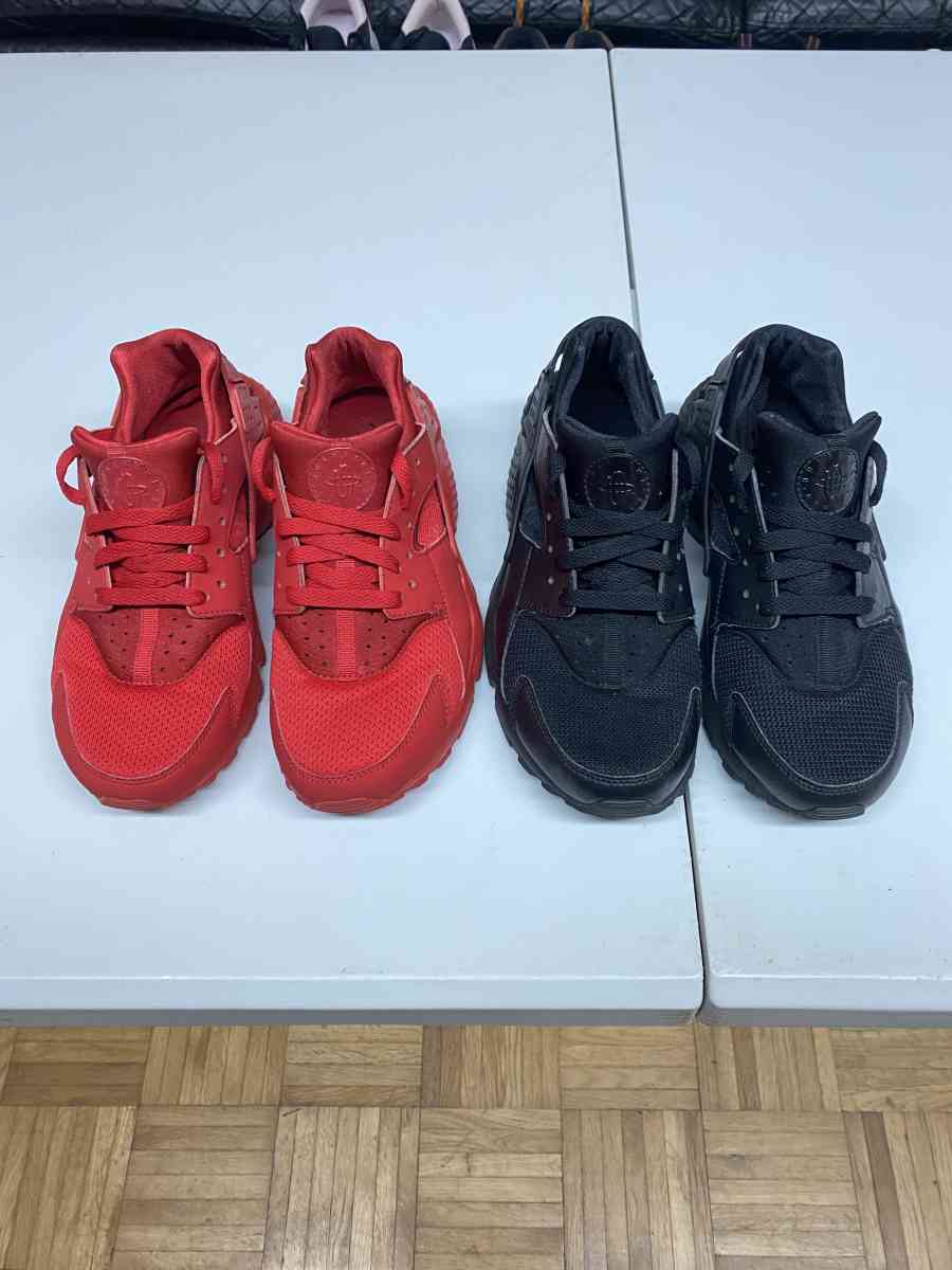 Nike Air Huarache Bundle Black And Red