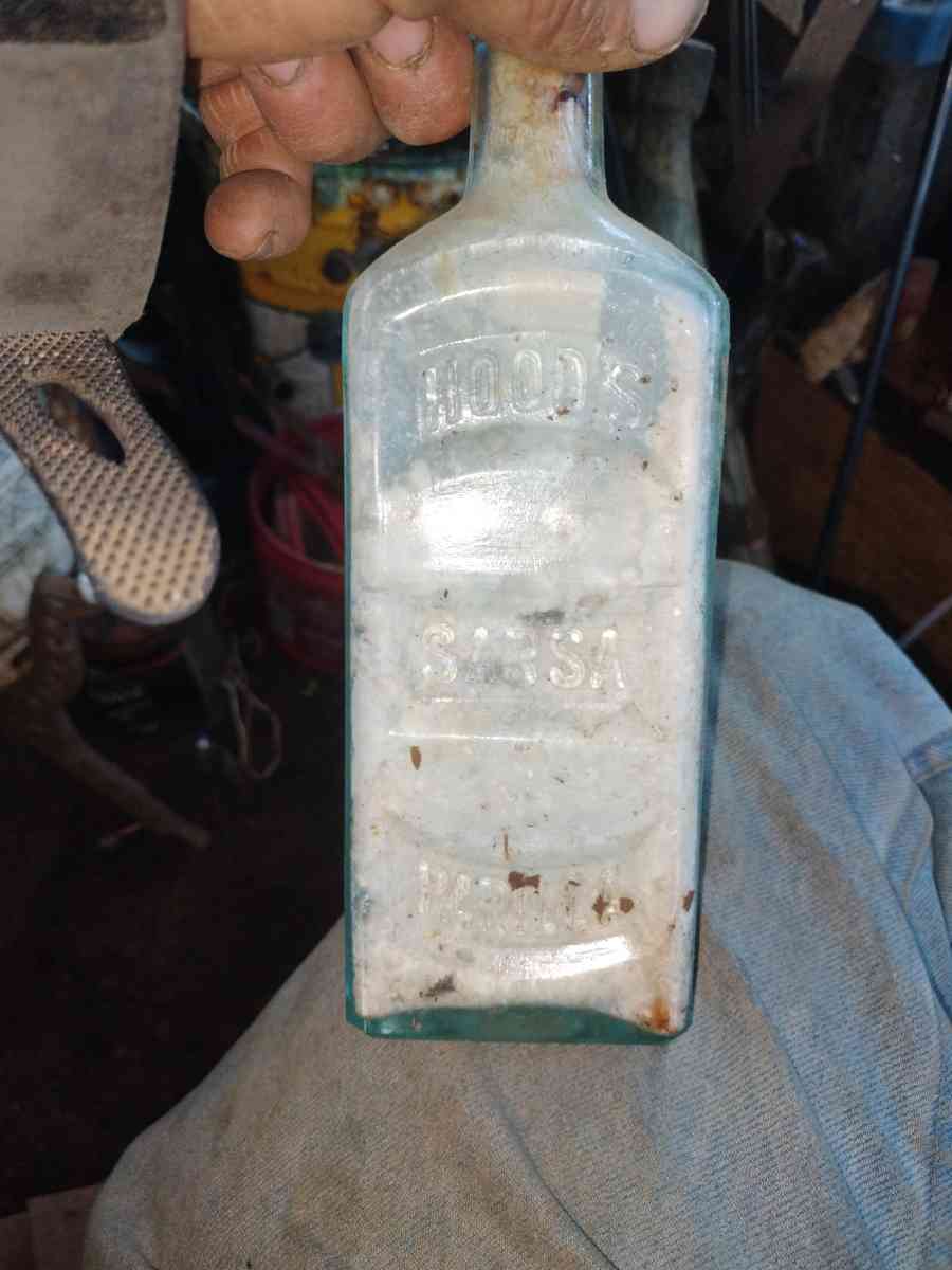 Hoods Sarsaparilla bottle