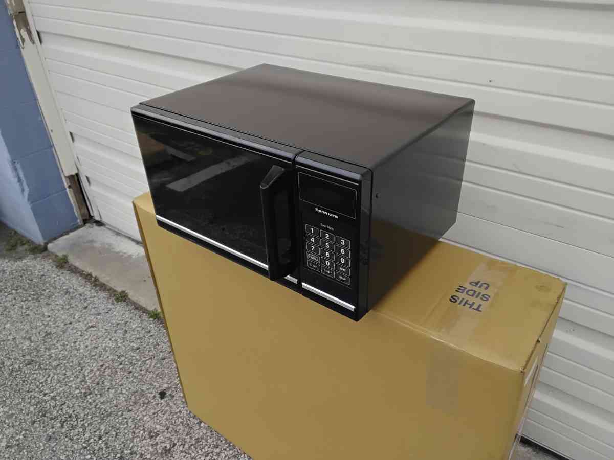 Nice Sears Kenmore Dark Brown Small Microwave Oven OEM