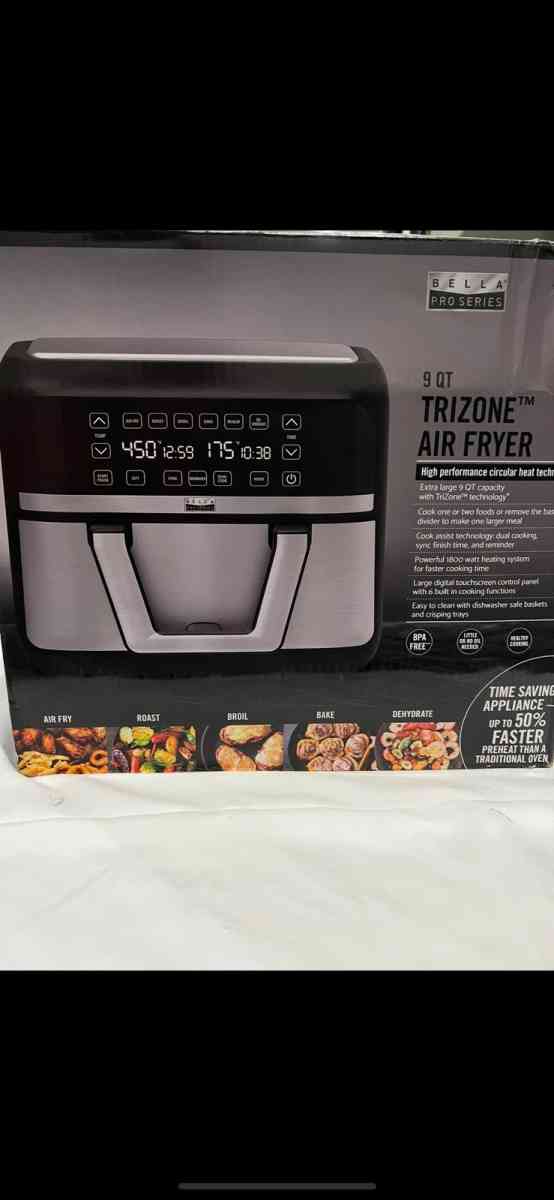 New Open box  bella PRO  9qt Digital Air Fryer with Dual