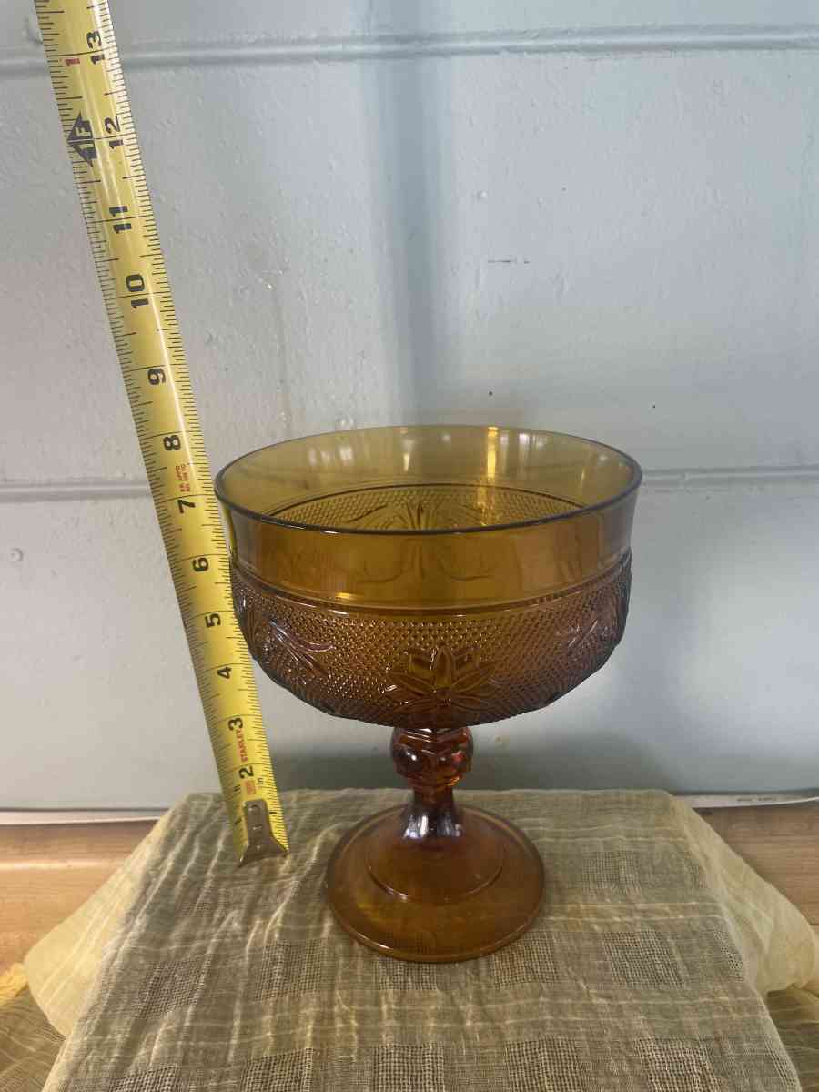 Tiara Amber Glass Collection