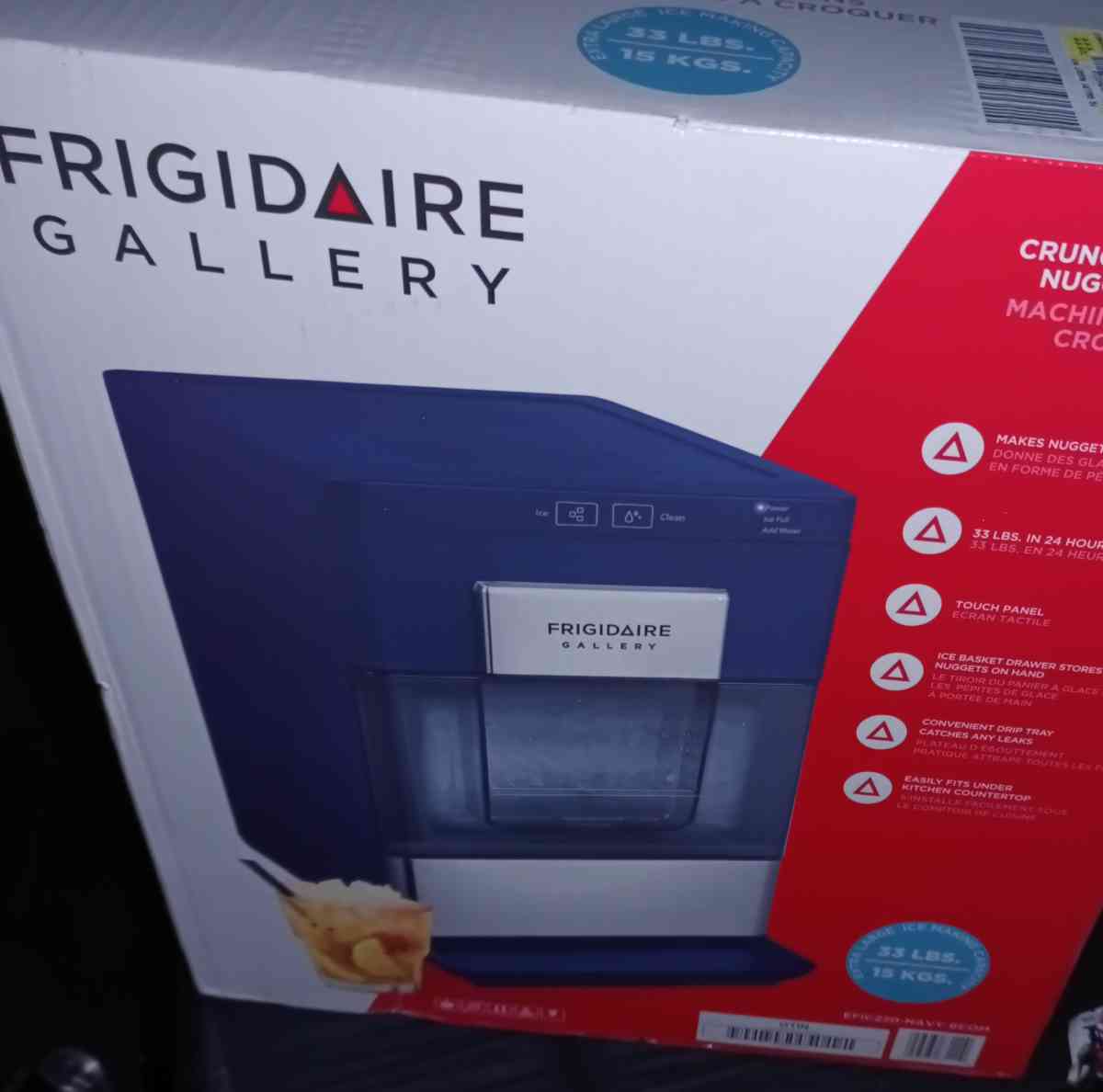 Frigidaire Gallery 33 lbs Touchscreen Nugget Ice Maker  Stai
