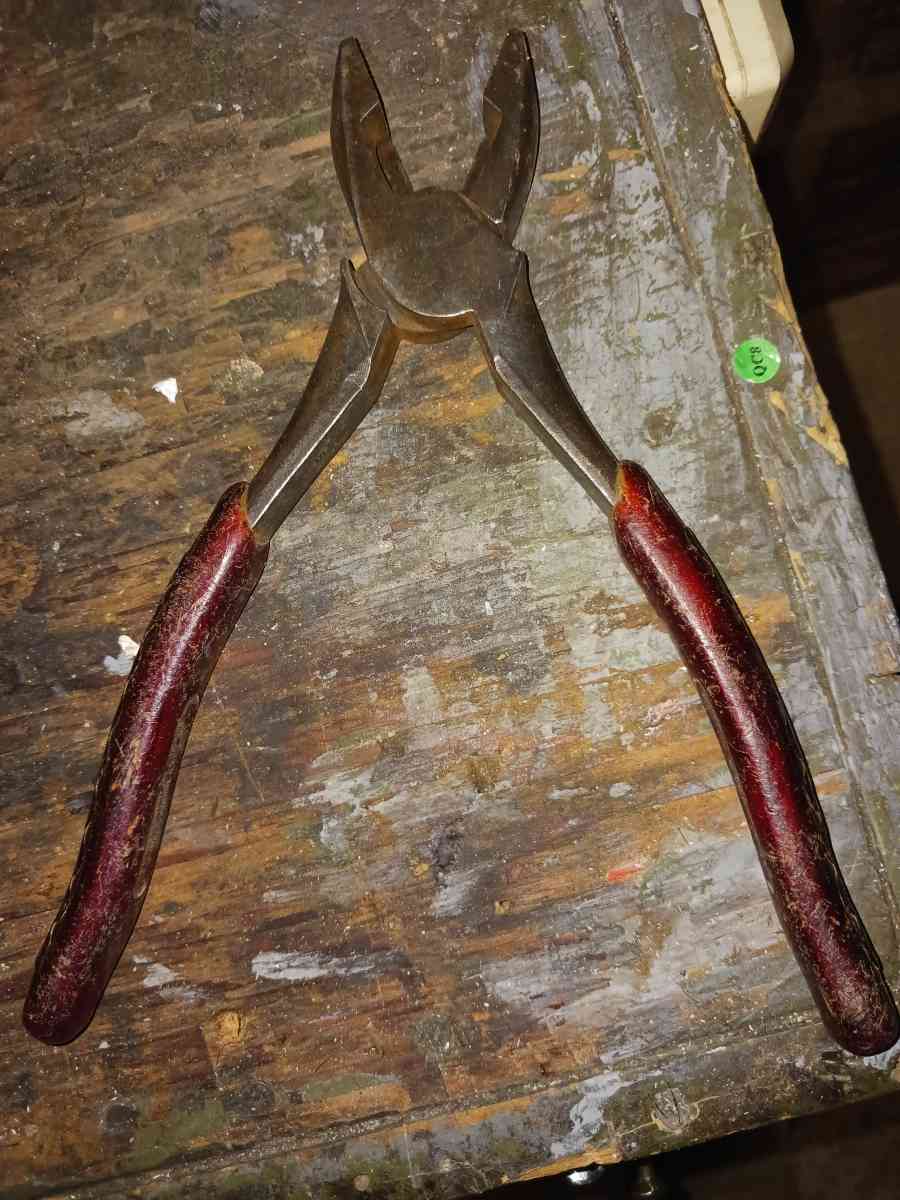 Vintage Klein HighLeverage Plier N E Type patented in 1958