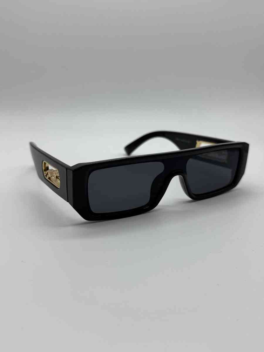 Black Cartier Cheetah Sunglasses