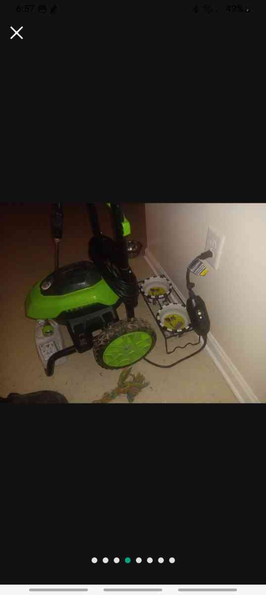 Greenworks 2000psi electric pressure washer
