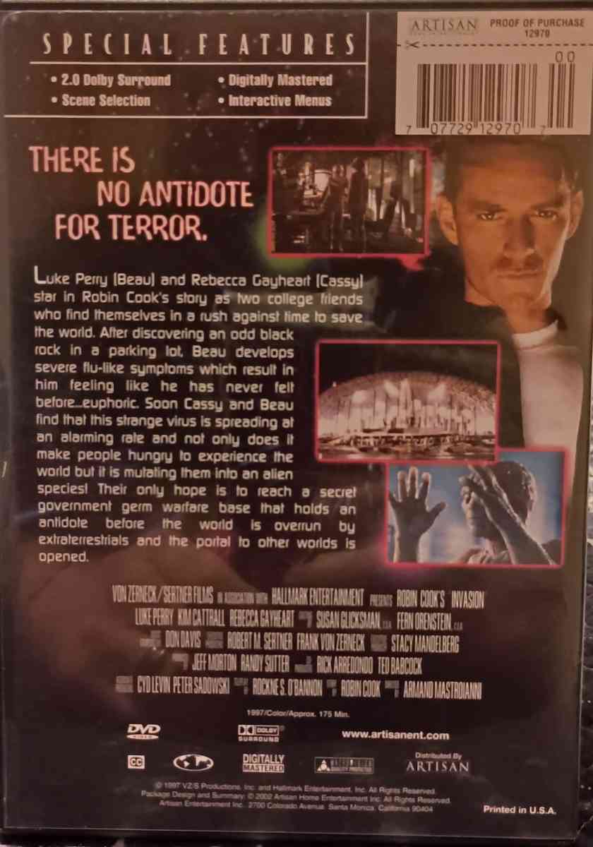 Invasion DVD and 10000BC Bluray