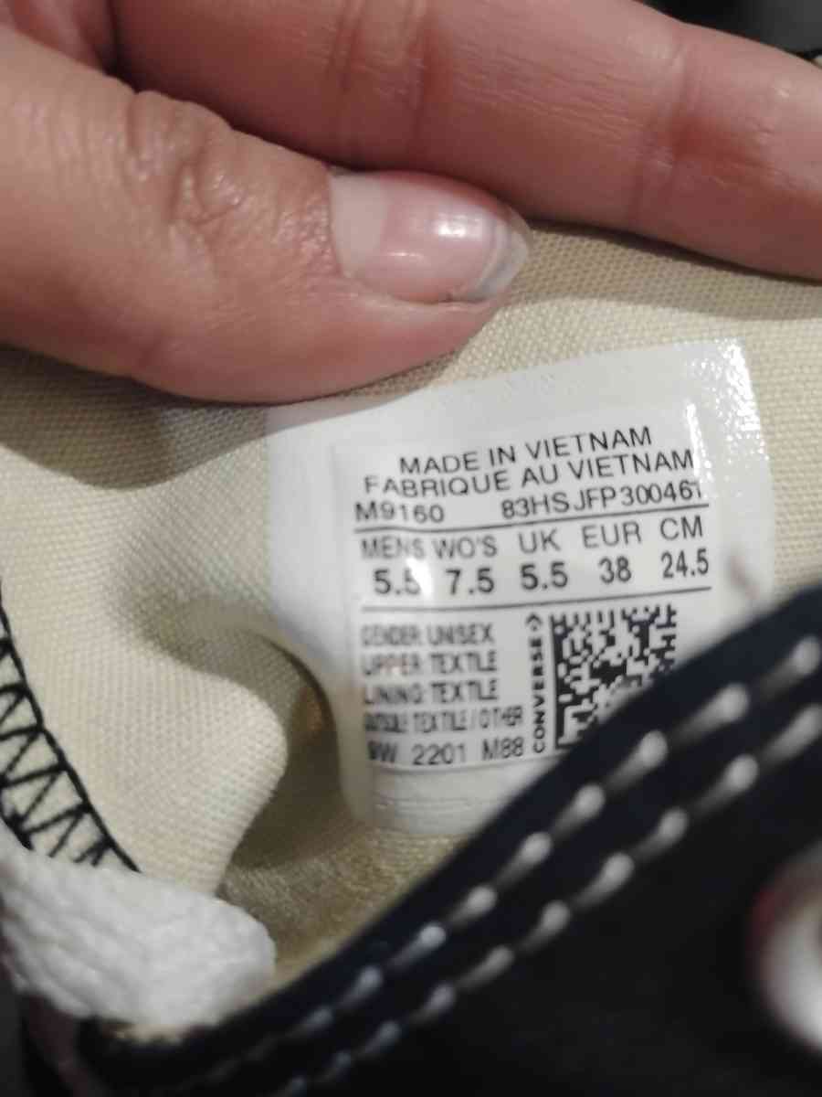 black high top converse