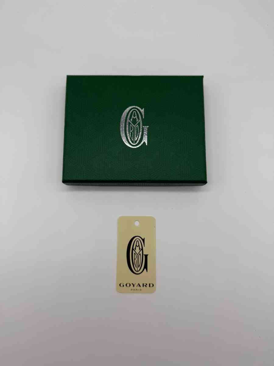 Green Goyard Card Holder
