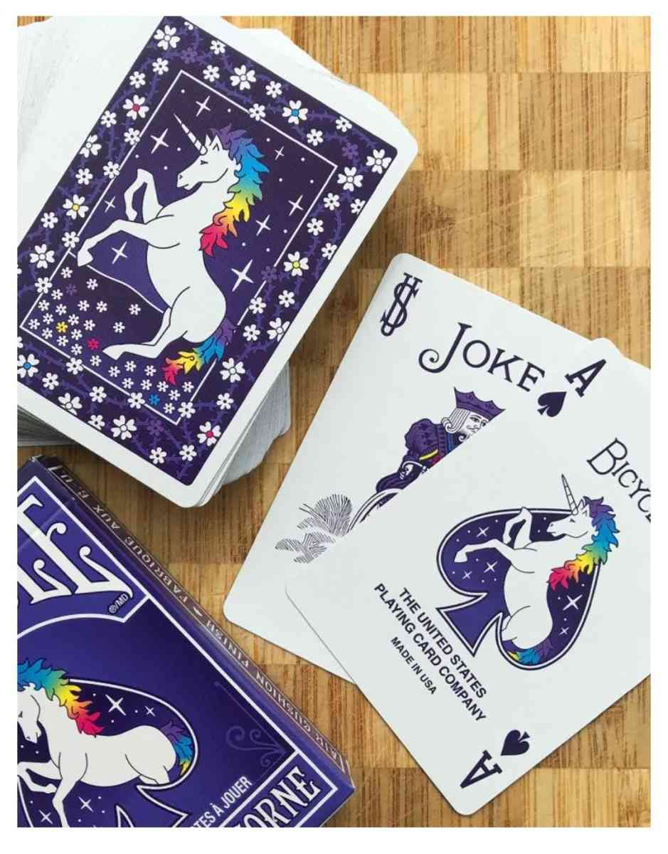 Bicycle Unicorn Playing Cards