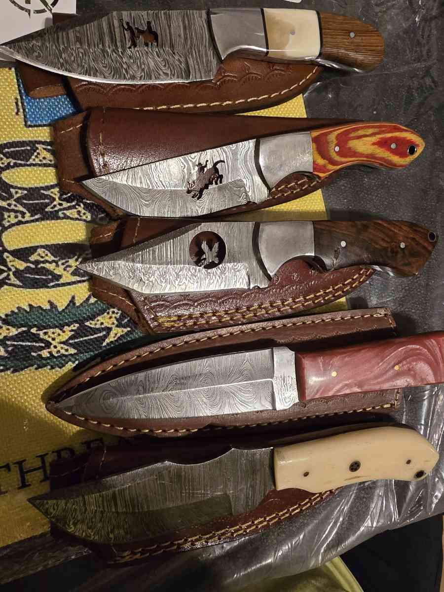 Damascus Steel knives