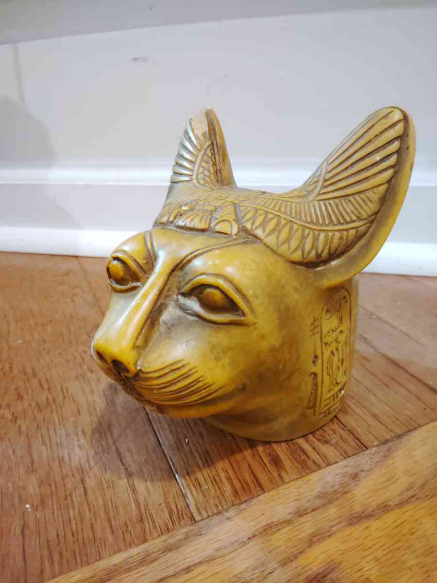Replica Bastet Goddess head Cat goddess  Egyptian Bastet for