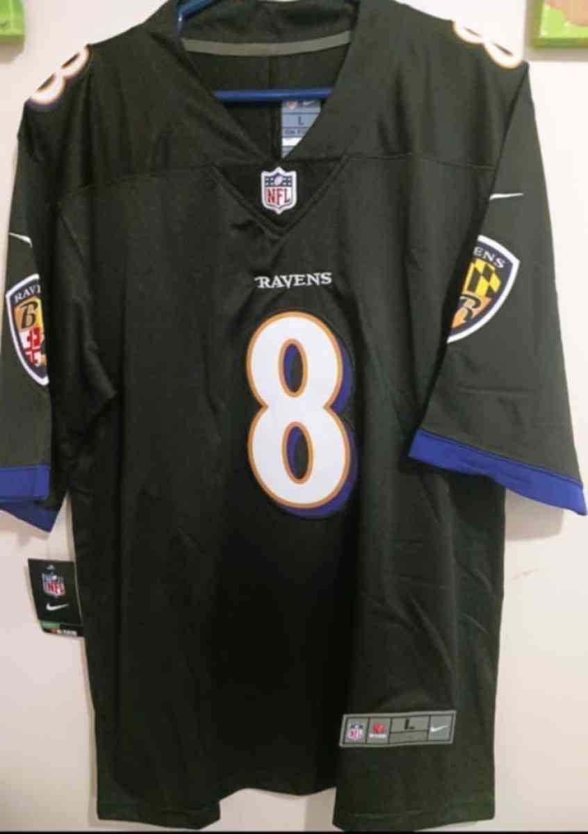 L JACKSON Ravens jersey XL or Large stitches