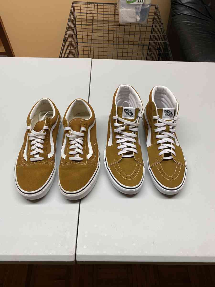 Vans Old Skool Vans Sk8 HI Cumin Size 9 half and Size 10
