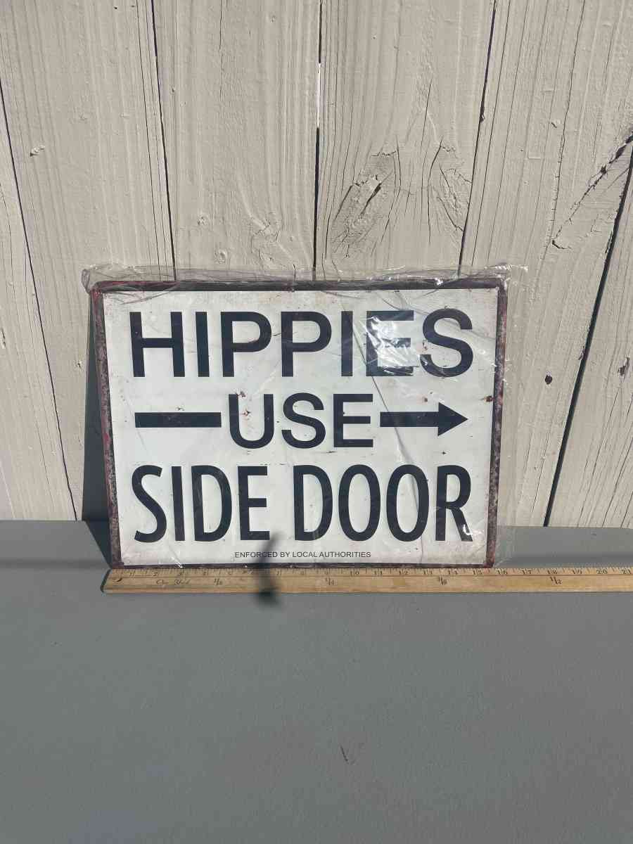 New Metal Sign