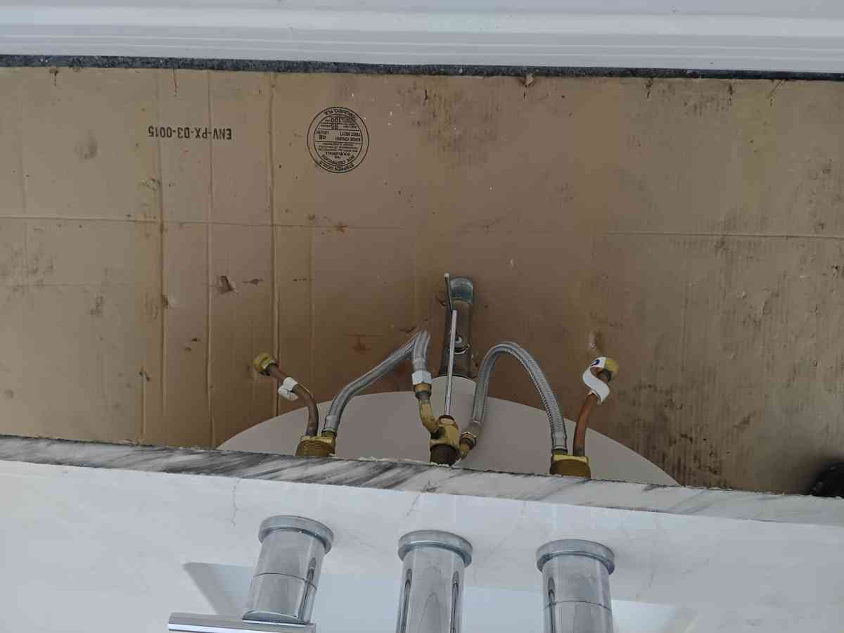 Bathroom Granite Vanity Top with Sink Faucet Display Model