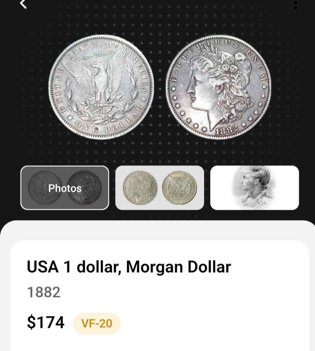 Morgan Silver Dollar Coin