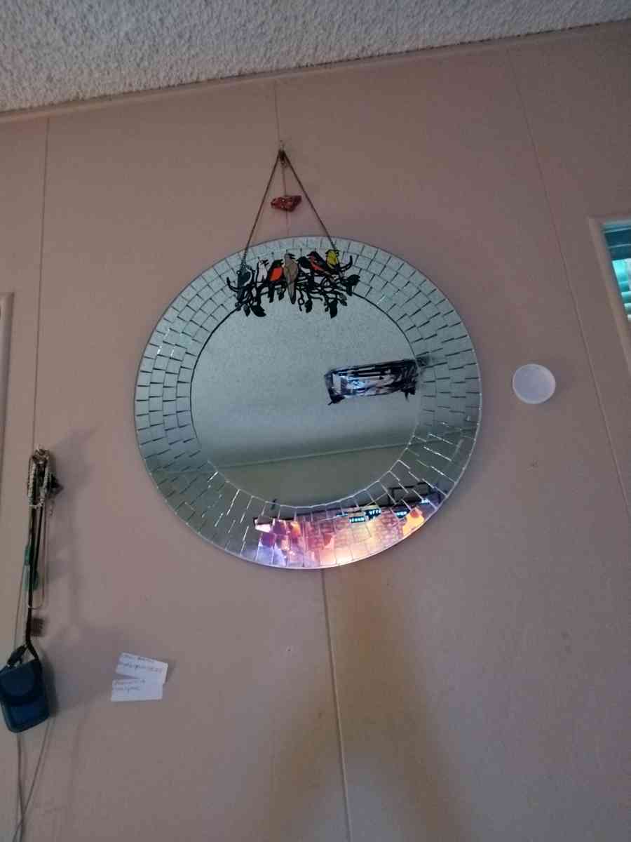 round beveled Mirror