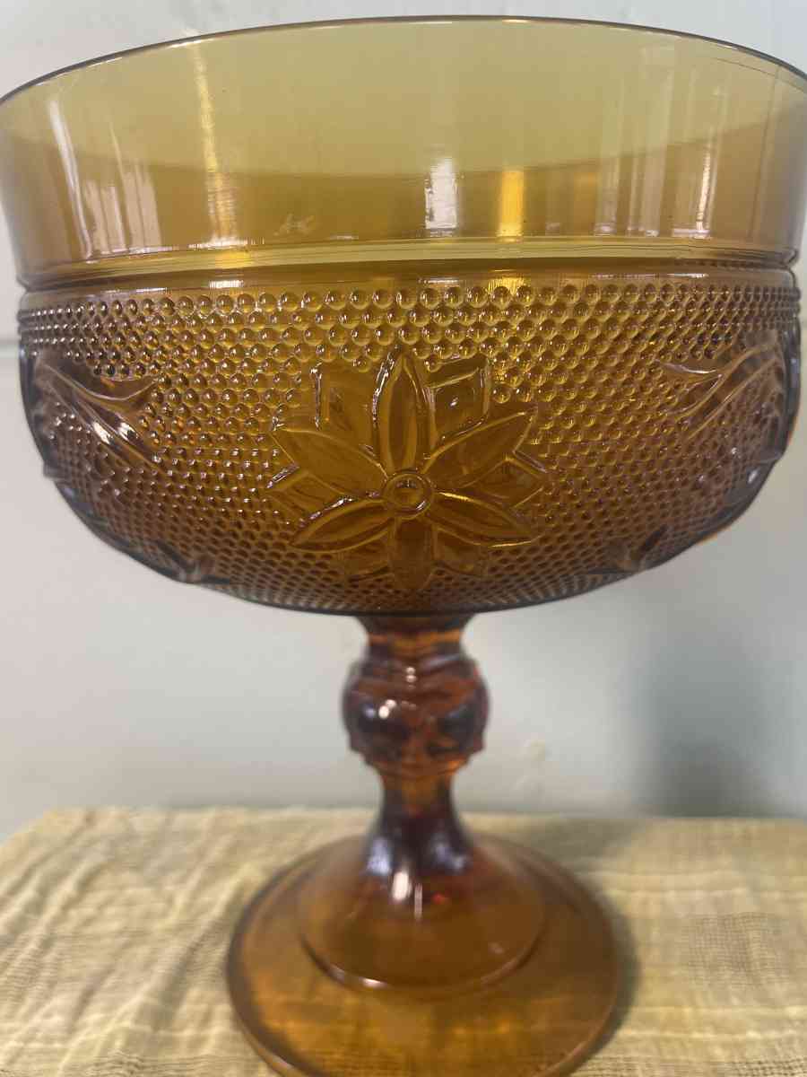 Tiara Amber Glass Collection