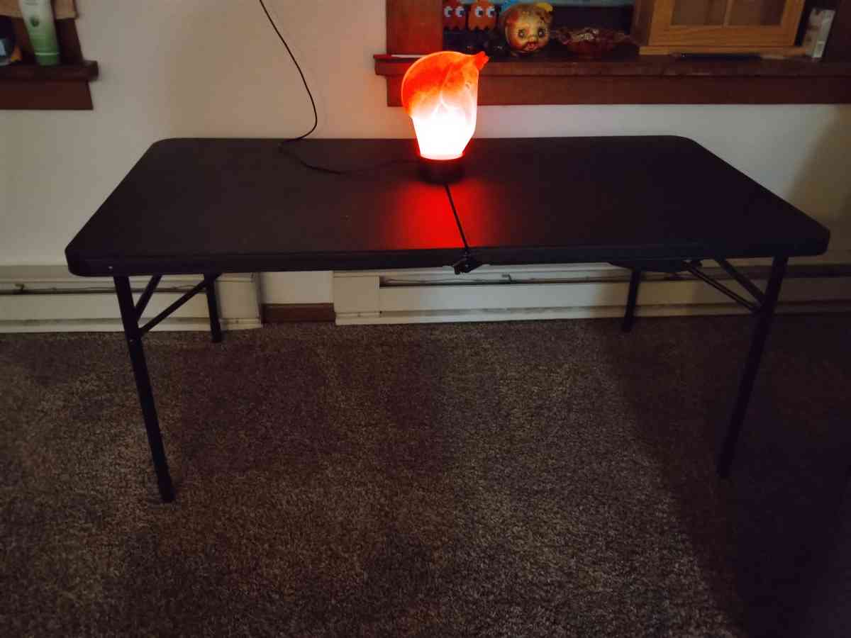 Black Folding Table