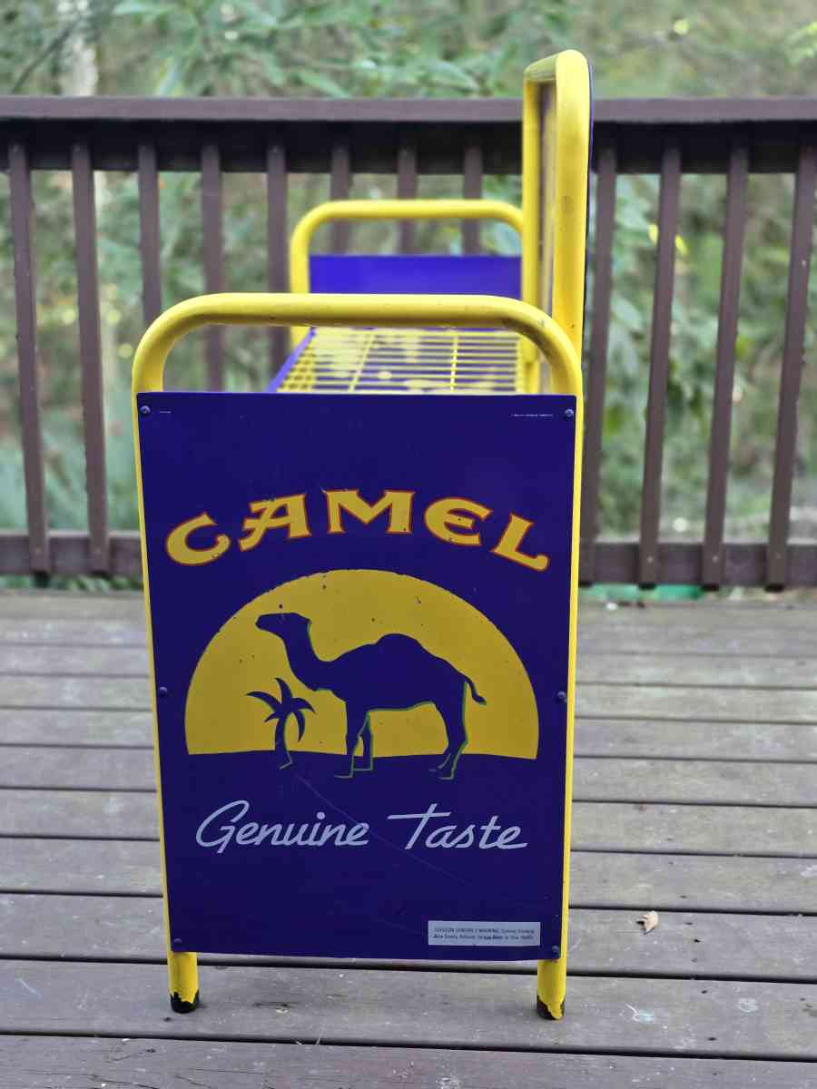 Vintage 1994 Camel Cigarettes Metal Rack Display