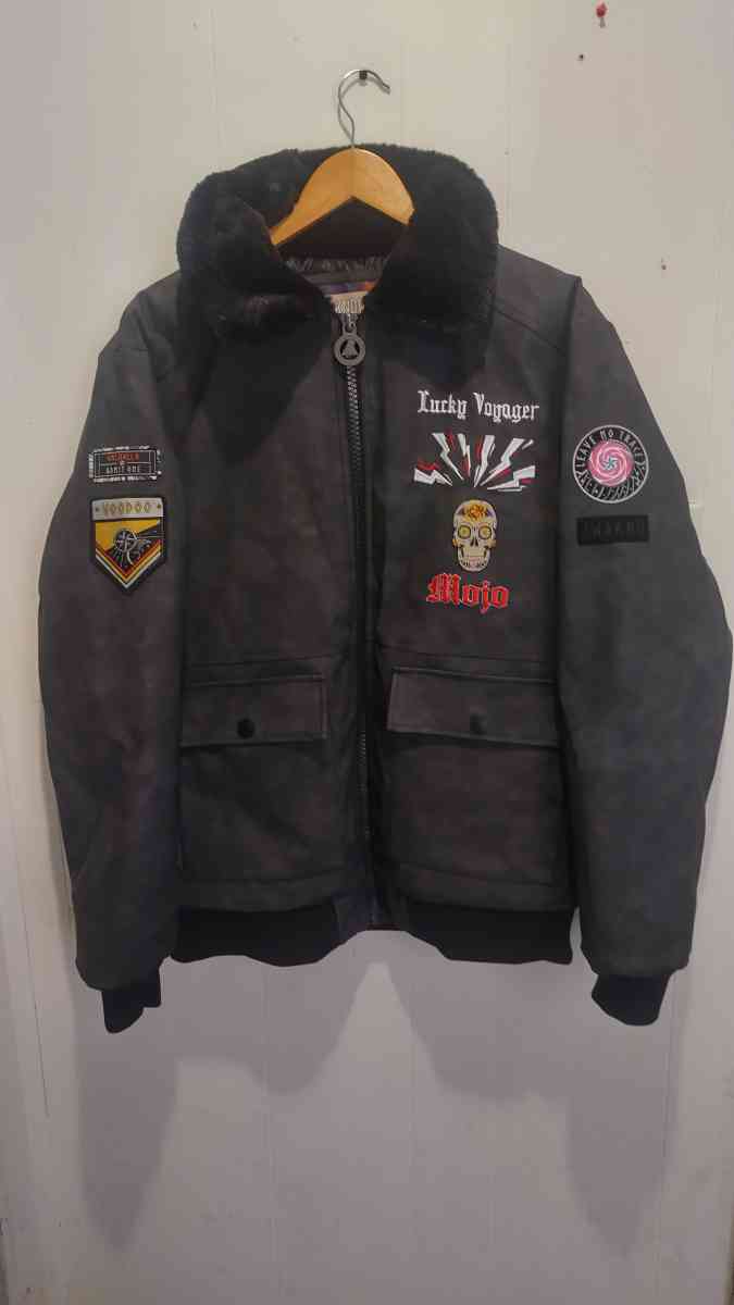 leather jacket Large size