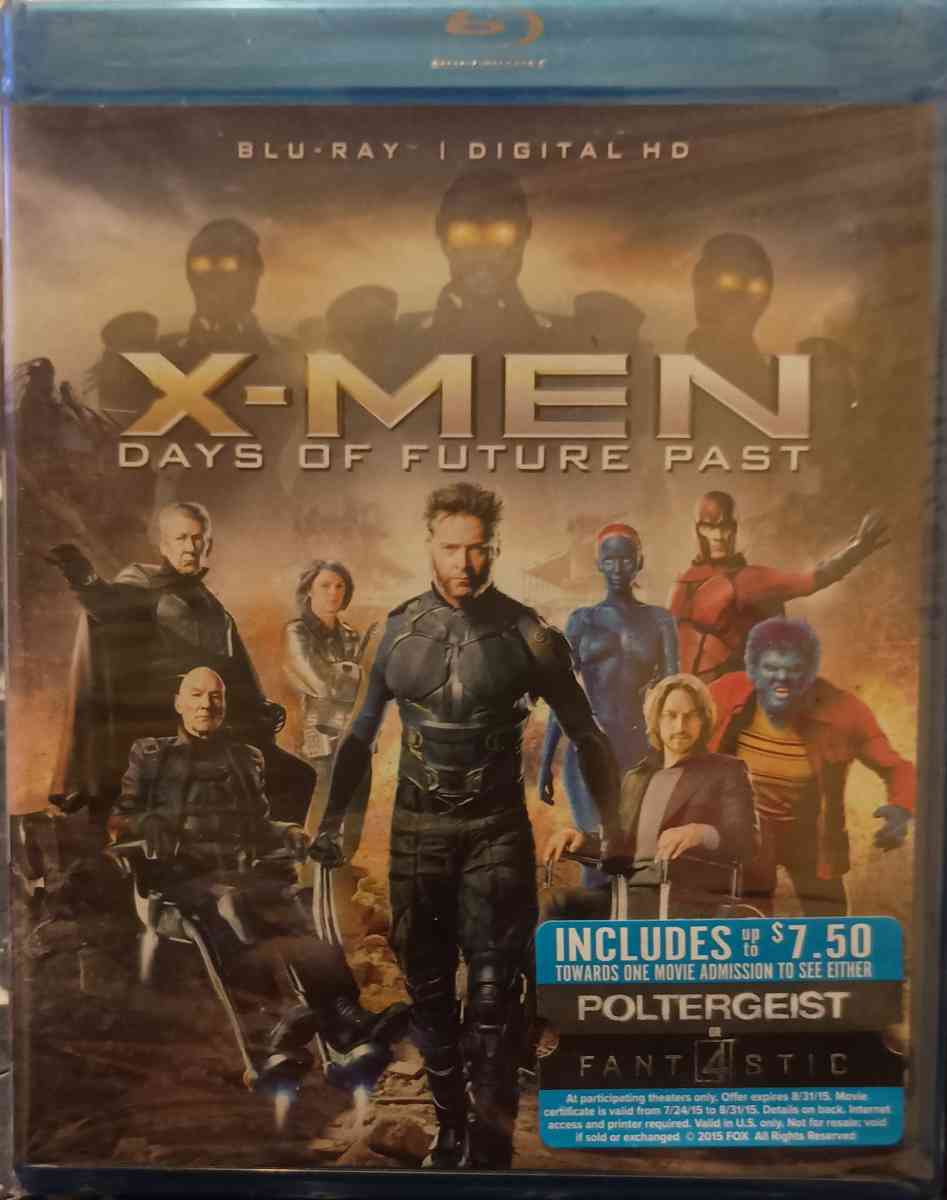 2 XMEN Blurays